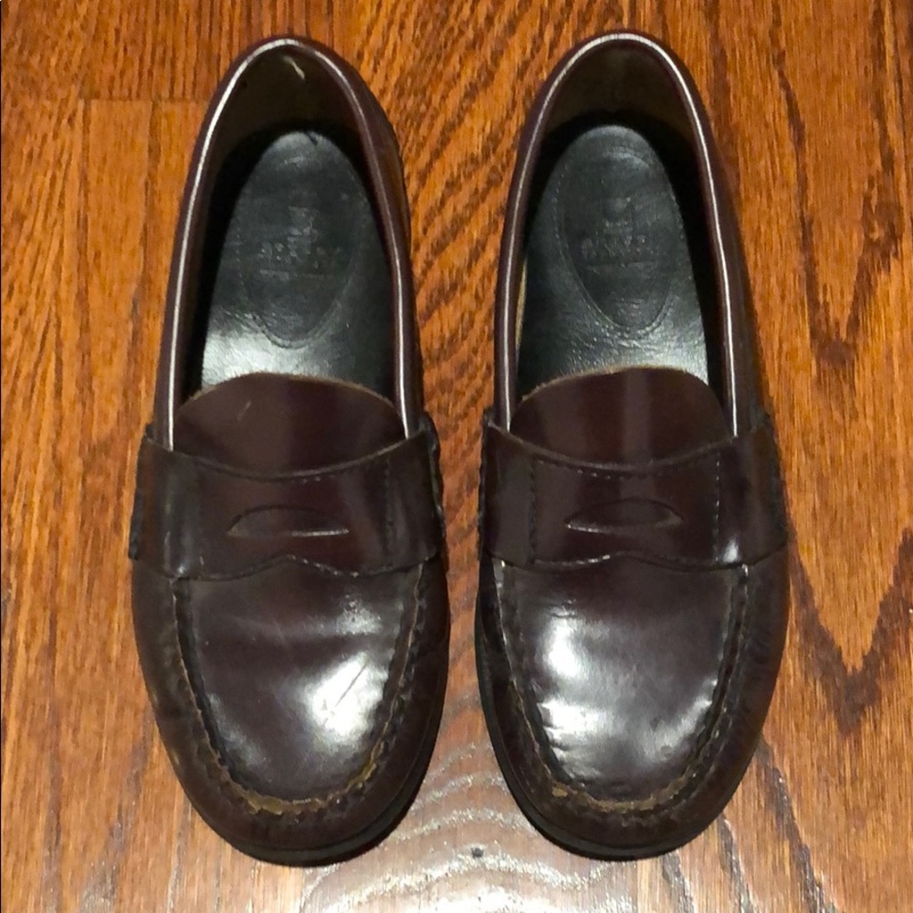 Boys Leather Sperry Loafers